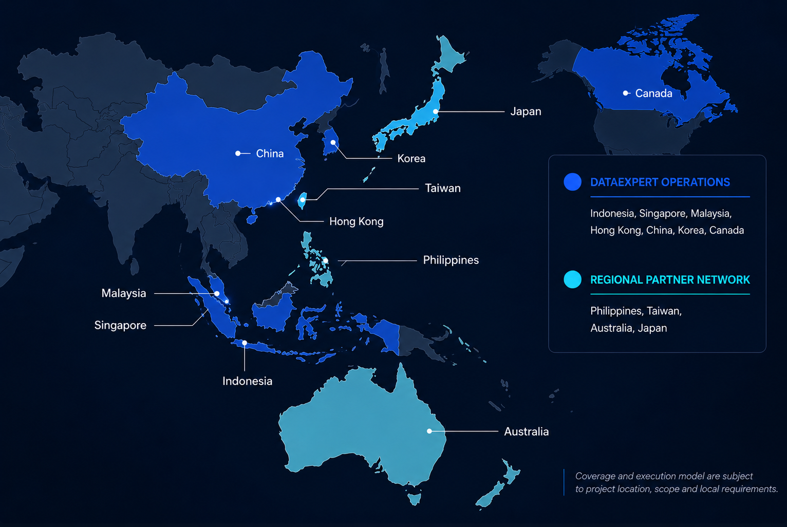 DataExpert APAC Coverage Map